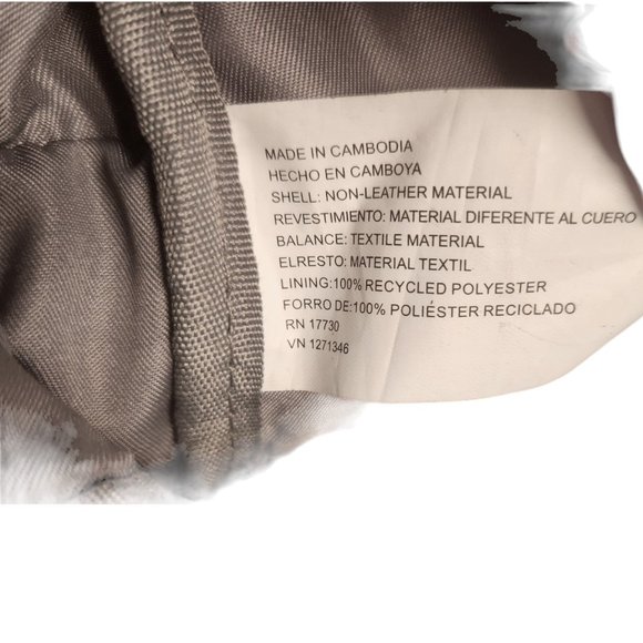 Wild Fable 10.5" Mini Dome Woven Tweed and Faux Leather Backpack - Picture 9 of 12